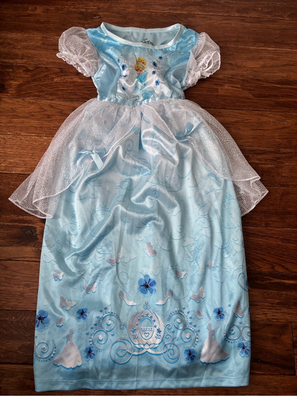 Cinderella Size 6 Girls Nightgown Disney Princess Pajamas PJ’s Dress Up